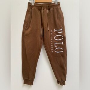 Polo by Ralph Lauren Brown Logo Sweat Joggers